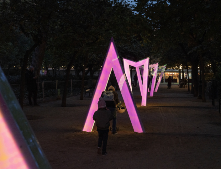 Outdoor light structure | Fira de Nadal 23 BCN